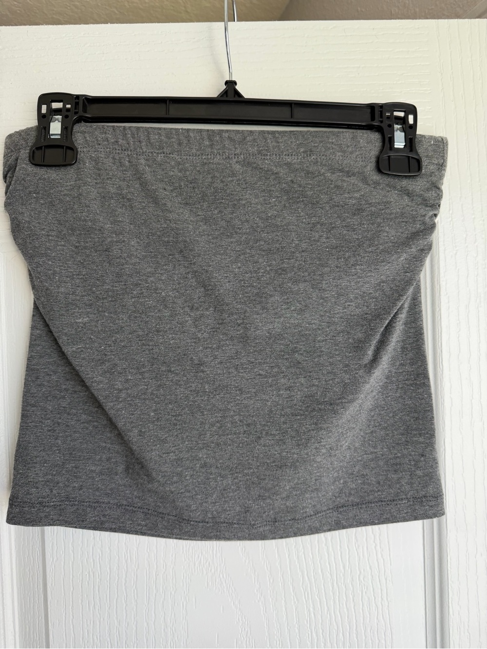 Match Gray Mini Tube Skirt
